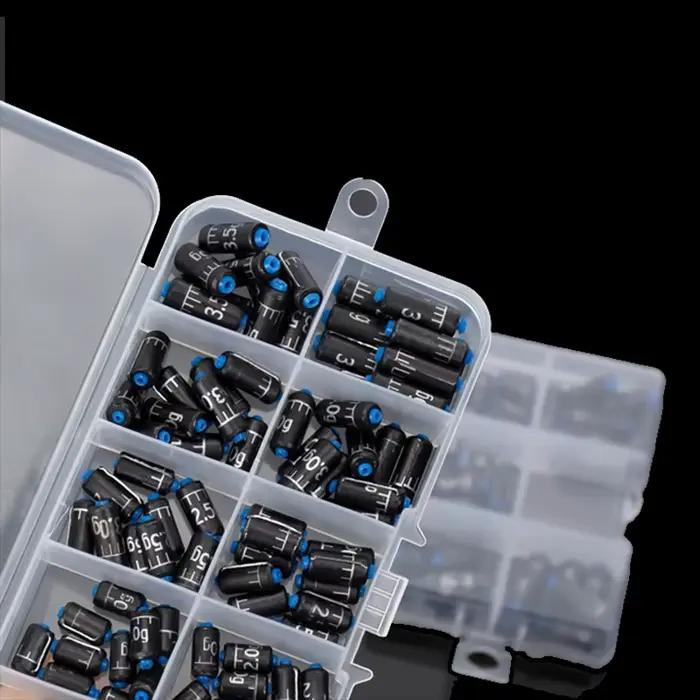 Plombs de pêche plats en plomb 1.5g à 3.5g par 50 ou 100 pièces pour montage ligne et accessoire pêche