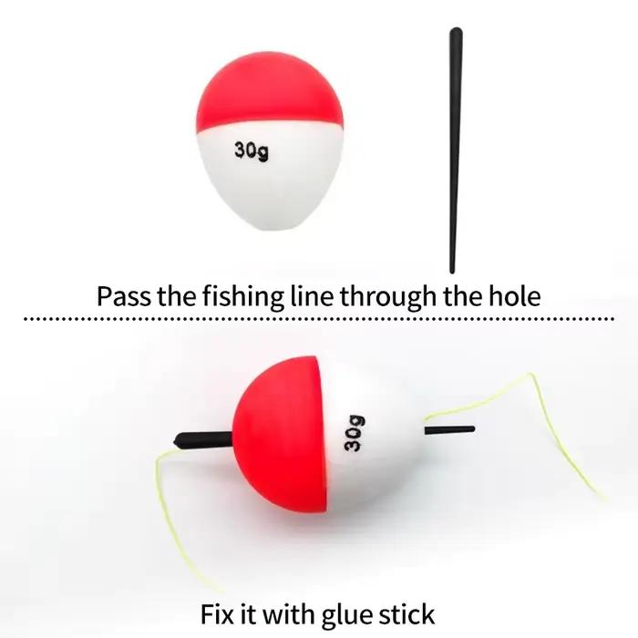 5 flotteurs de pêche EVA 2g à 60g pour la mer, accessoires et équipement de pêche robustes