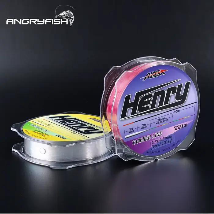 Ligne de pêche nylon 220m Henry Series - Ligne fuselée pour puissance et précision optimale