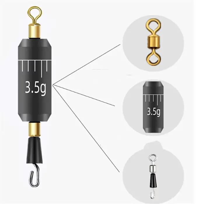 Plombs de pêche goutte d'eau 1.5g-4g - 10 pièces avec échelle pour pêche précise et efficace
