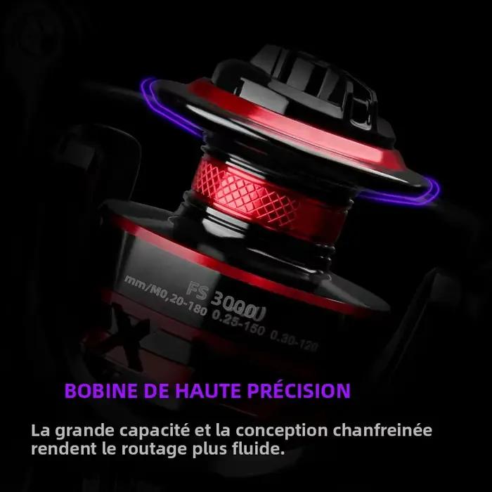 Moulinet de pêche DEUKIO 2000 à 7000, max drag 12KG, pour pêche en mer et eau douce