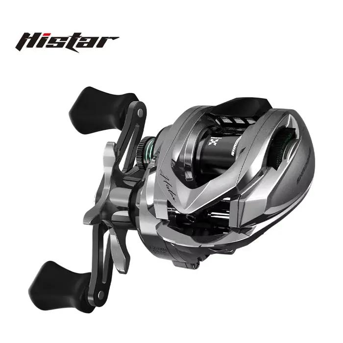 Moulinet baitcasting Histar Verdant BFS 118g carbone ratio 7.2:1 frein 4kg pêche ultralégère