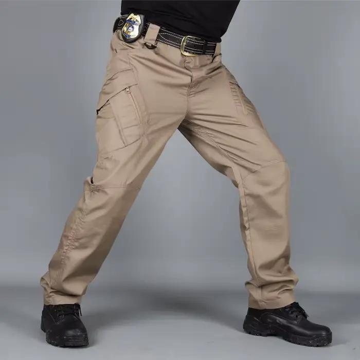 Pantalon cargo imperméable homme respirant - Pêche, combat, travail, tailles S à 6XL disponibles