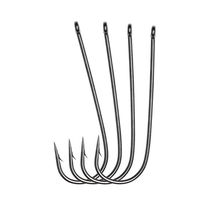100 hameçons Aberdeen longue tige #16-3/0 - Pour sabiki rigs et pêche en eau douce ou salée