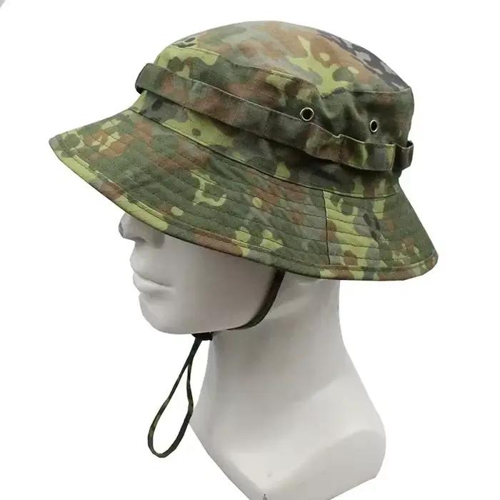 Chapeau Boonie Tactique Multicam Homme - Pêche Chasse Randonnée Été Anti-vent Anti-soleil