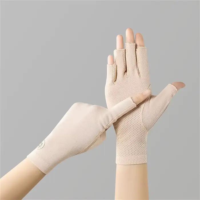 Gants fins anti-UV pêche - protection solaire légère et résistante au glissement pour pêcheurs