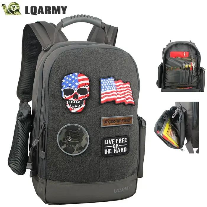 Sac à dos militaire étanche 35L pour pêche - Multifonction avec compartiment ordinateur portable
