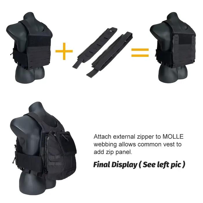 Adaptateur fermeture MOLLE IDOGEAR pêche - Compatible sac à dos, plaque porteuse, équipement pêche