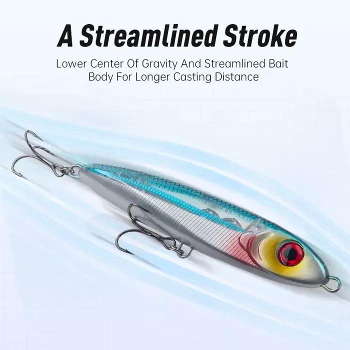 Leurre dur LEYDUN Ministre Jack 105mm 23g 120mm 35g stickbait sinking pencil sea bass