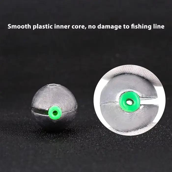 Poids ligne olive plombés 2g à 30g pour la pêche de la carpe, 20 plombs à noyau plastique