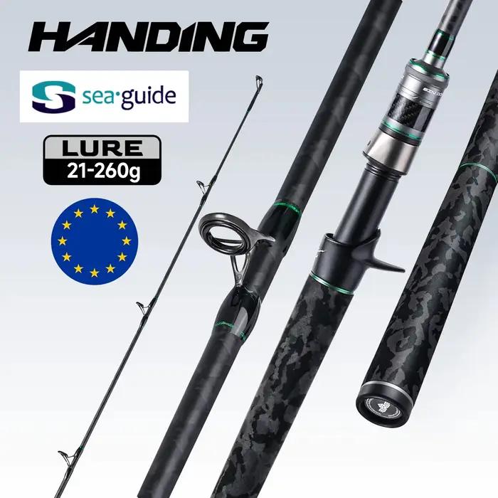 Canne à pêche puissante pour gros carnassiers brochet black bass 260g max action rapide 2.13-2.69m