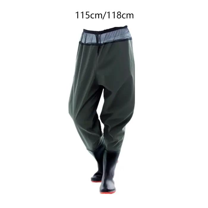 Pantalon de pêche cuissardes PVC imperméable antidérapant pour wading et fly fishing