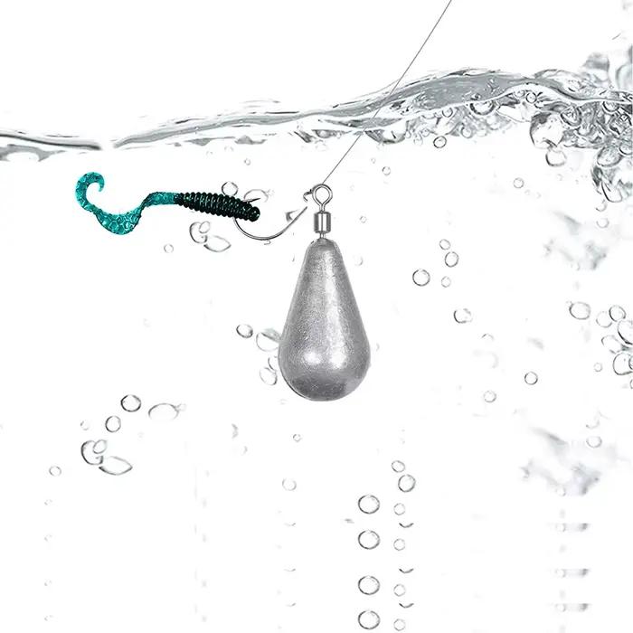 10pcs/lot Fishing Weight Sinkers 3.5g 5g 7g 10g 14g 20g Soft Bait Sinker Bass Fi