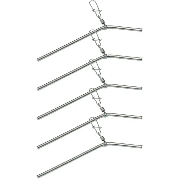 5 pièces anti-emmêlement laiton pour pêche à la carpe - Connecteurs équilibreurs tubes 50/70/90mm