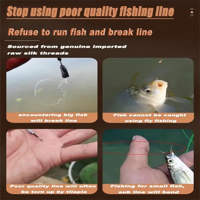 Ligne de pêche micro PE 0.05mm super résistante pour carpe, 1000m, matériau japonais haute performance