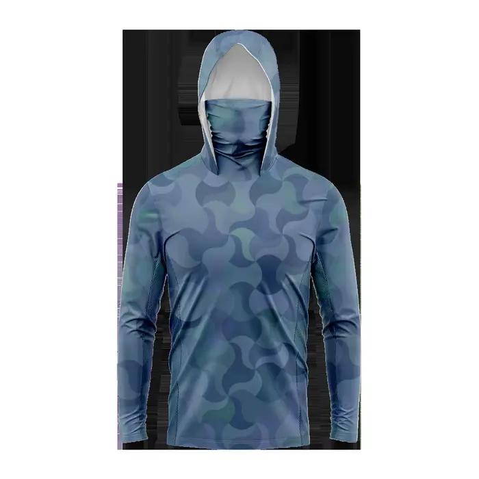 T-shirt manches longues pêche homme protection UV vêtement technique fishing respirant et confortable pour homme occasions spéciales de pêche et plein air