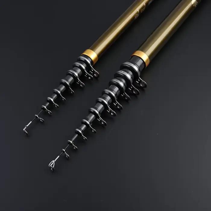 Canne rock fishing super dure carbone télescopique 2.7-6.3m pour pêche mer et feeder polyvalente