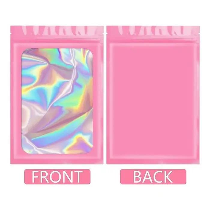 Sachets mylar transparents conservation appâts pêche 50 pièces anti-odeurs refermables étanches