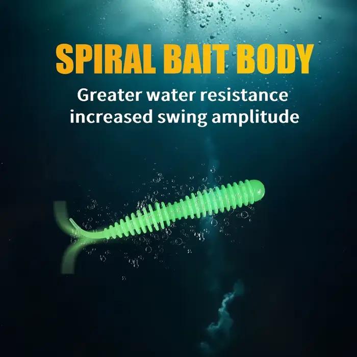 Ver appât souple Supercontinent avec sels aromatiques 40-63mm - Leurre silicone odorant pour pêche sportive