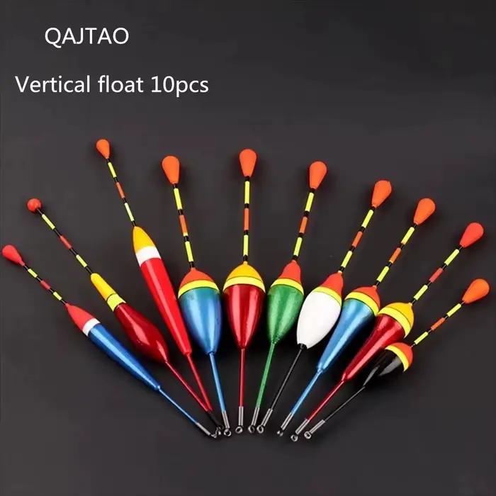Lot promotion de 10 flotteurs de pêche en mousse, mix tailles et couleurs, pour votre matériel et accessoires