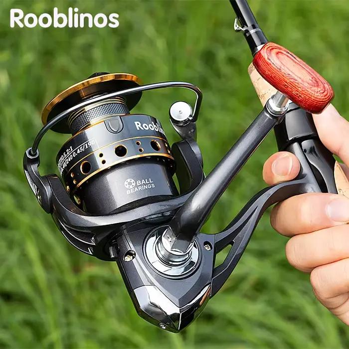 Moulinet Spinning Rooblinos BK Polyvalent Bobine Métal Interchangeable Pêche Truite Carpe Eau Douce Salée