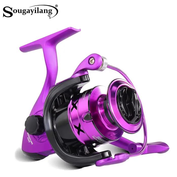 Moulinet spinning SOUGAYILANG 1000-7000 série 5.2:1 métal pour pêche en mer et eau salée