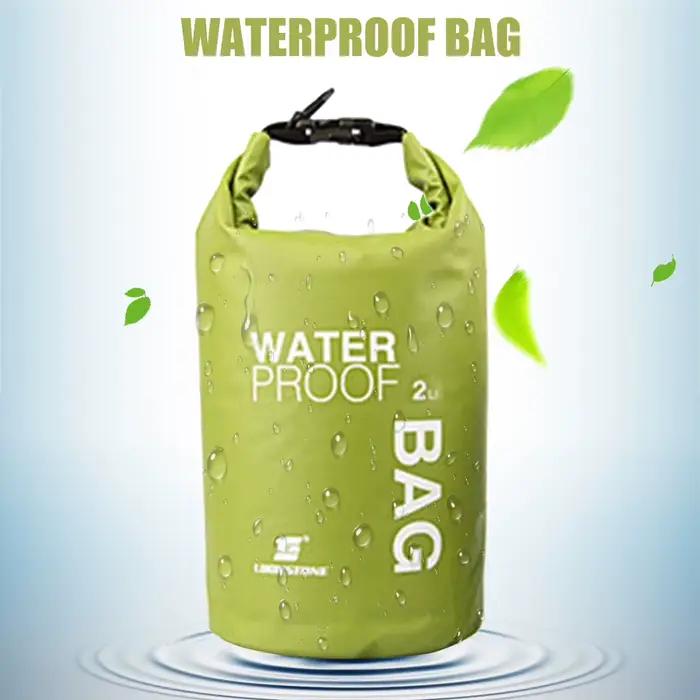 Sac filet PVC flottant 2L 5L étanche pour téléphone kayak camping natation outdoor - Poche waterproof flottante