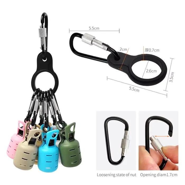 Kit de 6 protections pour leurres calmar Egi, hameçons poulpe avec mousqueton et capuchon appât pêche