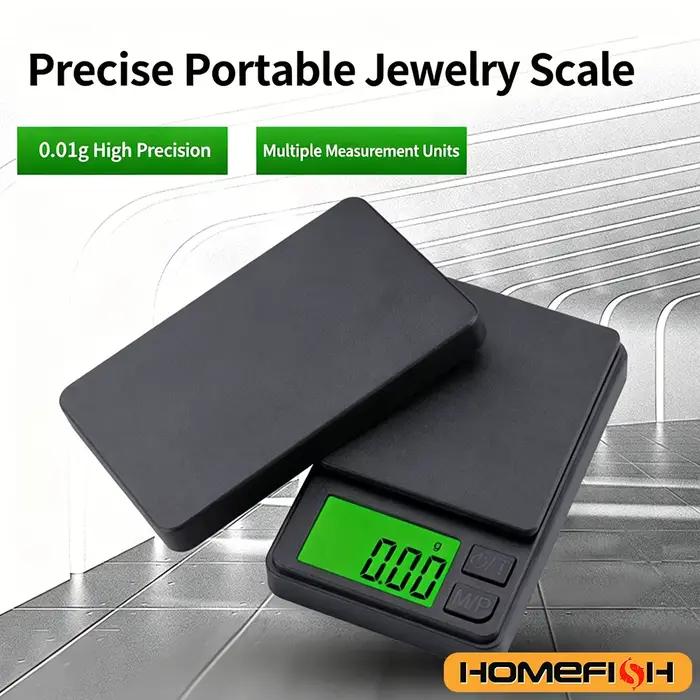 Mini balance pêche précise 500g/0.01g - Balance digitale portable pour appâts et plombs