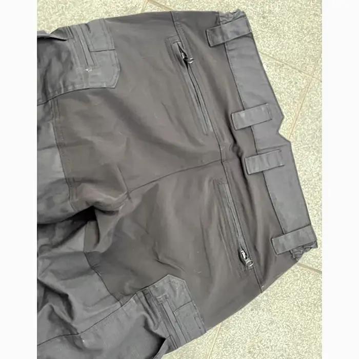 Pantalon urbain pêche noir respirant pour pêche urbaine et pêche en ville discrète