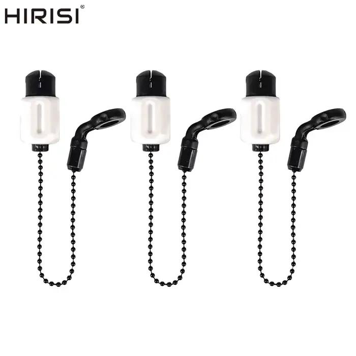 Indicateur de touche Swinger Hirisi avec chaîne en laiton - Bobbins pour alarmes de pêche à la carpe B2029