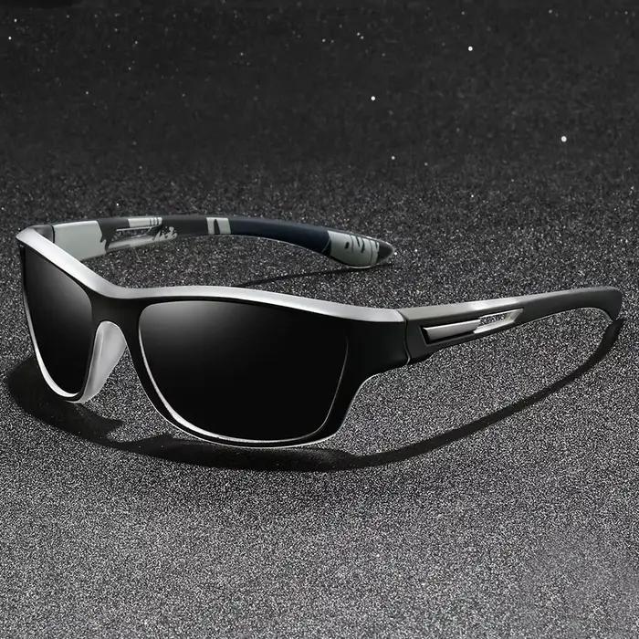 Lunettes de sport polarisées vintage pour pêche en mer - Cyclisme ski randonnée - Protection UV400 unisexe