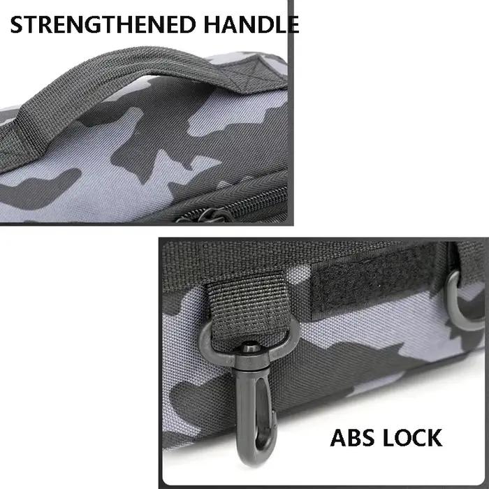 Sac à dos de pêche noir avec porte-canne multi-usages pour homme et femme rangement matériel pêche occasionnels et itinérants