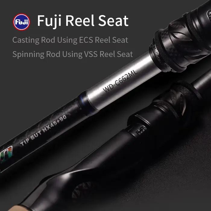 Canne PURELURE WILD avec anneaux Fuji SIC pour gros prédateurs - Brochet et black bass