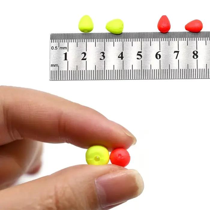 Perles flottantes EVA ultra-légères pour pêche, appâts visuels et accessoires de collision, 50 pièces