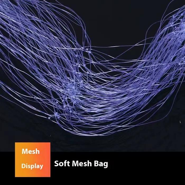 Filet de pêche flottant à lancer avec hameçons explosion pour pêcheur accessoires et pièges à poissons