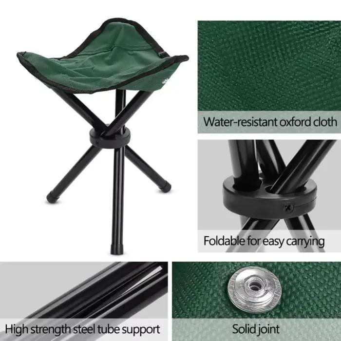 Chaise trépied pliante portable pour pêche camping randonnée pique-nique barbecue voyage outdoor