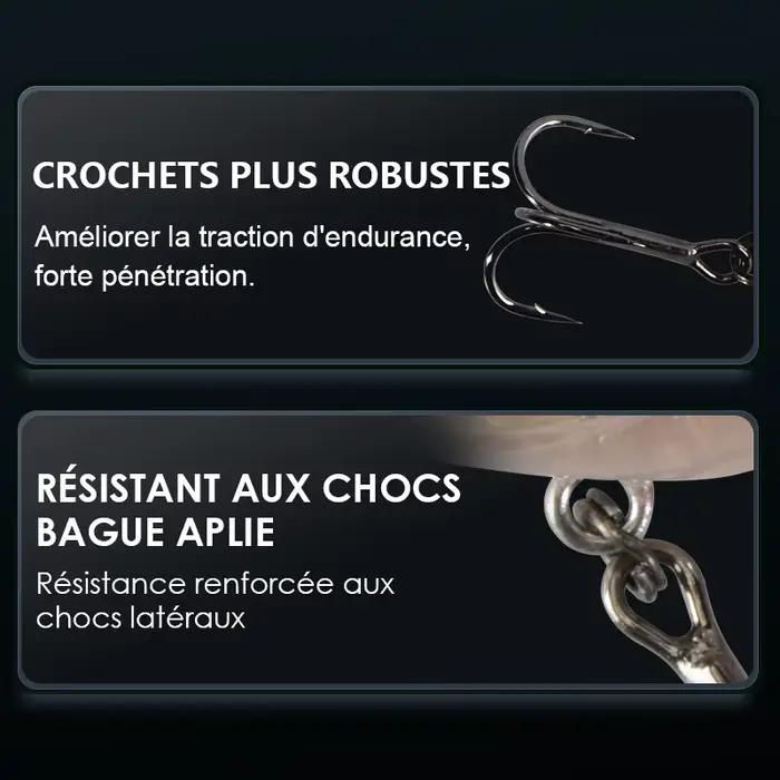 Leurre de pêche flottant MEREDITH JERK CRANK M65 14g, appât dur wobbleur pour carnassiers, profondeur 2-2.5m,