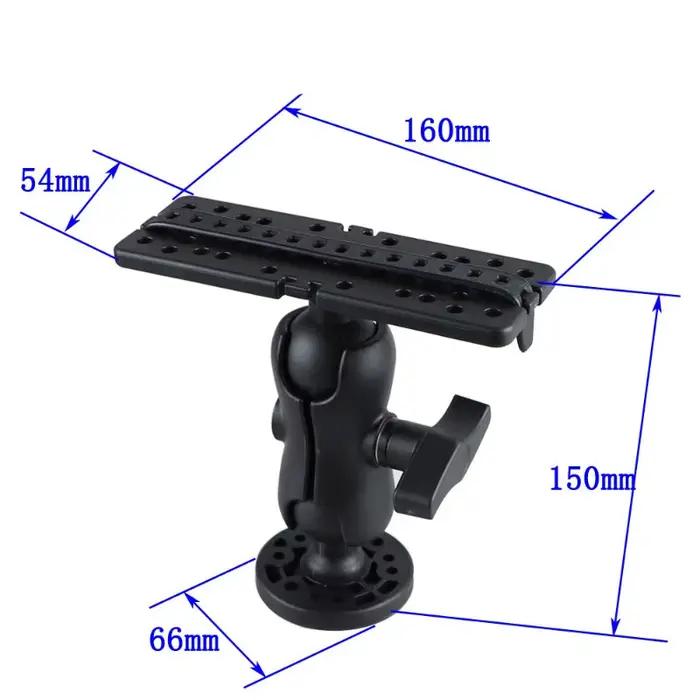 Support rotatif 360° pour sondeur de pêche - Monture universelle pour GPS et électronique marine
