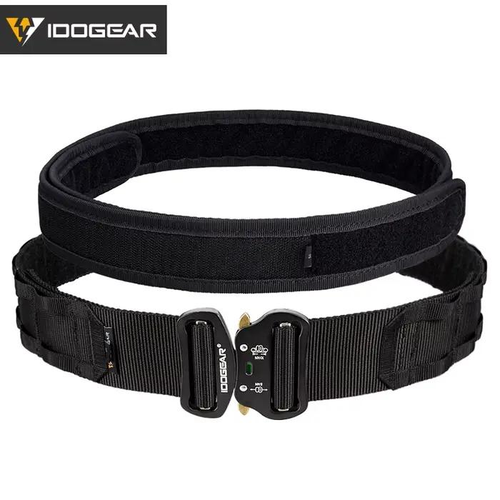 Ceinture tactique 2 pouces IDOGEAR - Boucle rapide MOLLE pour pêche et sports outdoor