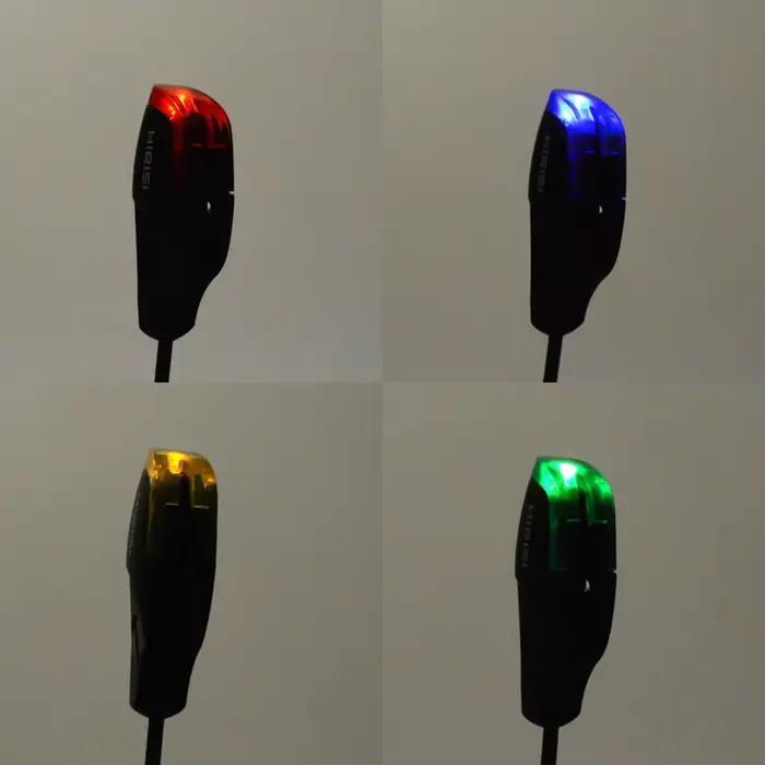 Support indicateur Hirisi B2011 lumineux pour alarmes de pêche - Base amovible réglable