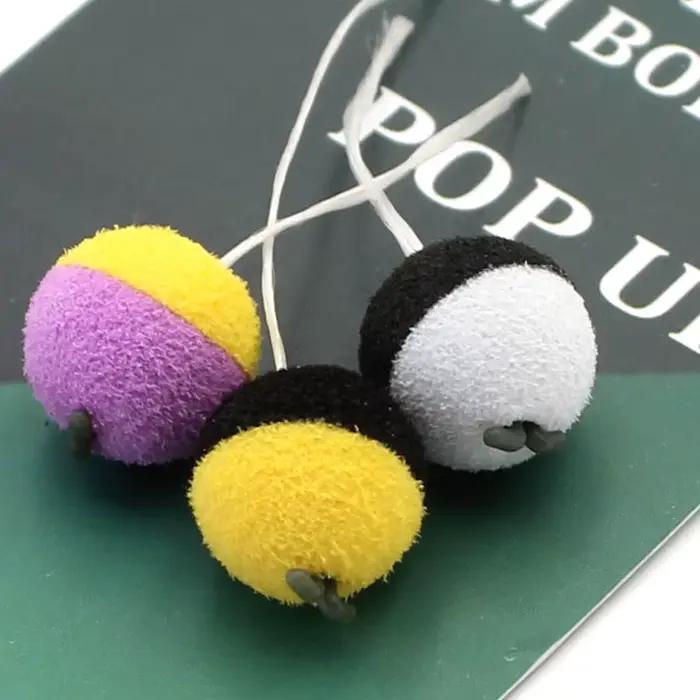 Boilies jumeaux bicolores 12-15 pièces - Appât flottant pour méthode feeder et hair rig carpe