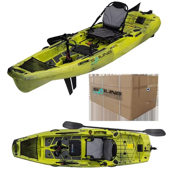 Kayak de pêche modulaire 10FT Pro Angler - Pédalier à aileron pour pêche en mer solo