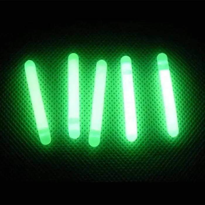 Lumières de canne fluorescentes Firefly pour pêche nocturne - Lot de 5/10/20/30/50 pièces flottantes