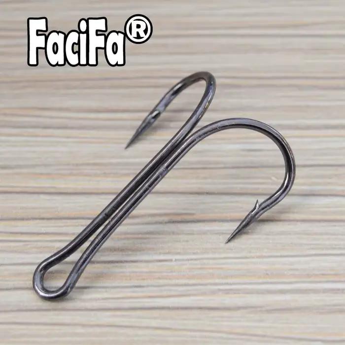 Hameçons doubles pour pêche à la mouche et jigging - Tailles 1 à 5/0 pour bar et carnassiers