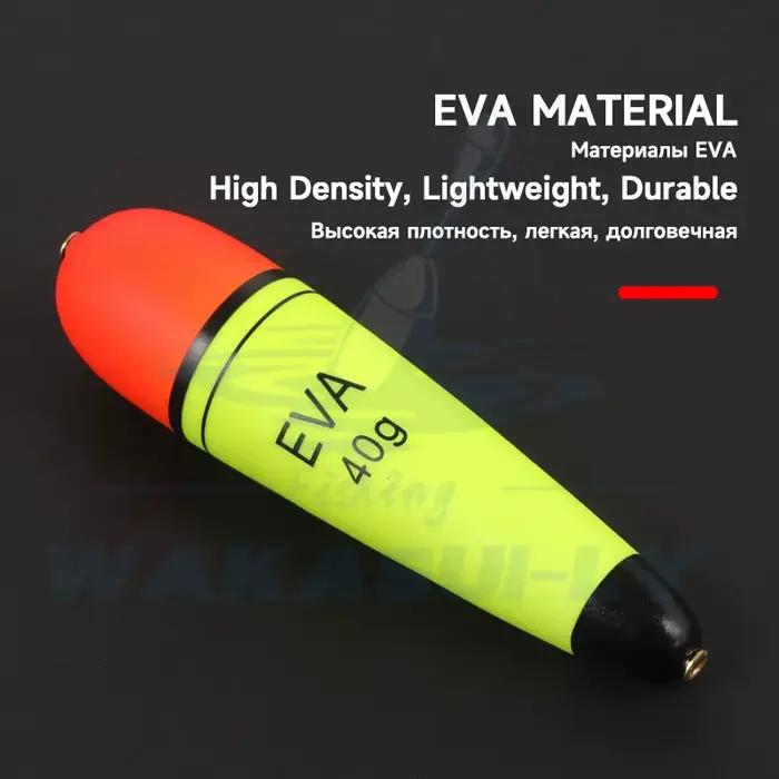 Flotteur EVA Rocky pêche mer longue portée gros ventre flottant baudroie avec bâton fluorescent amovible