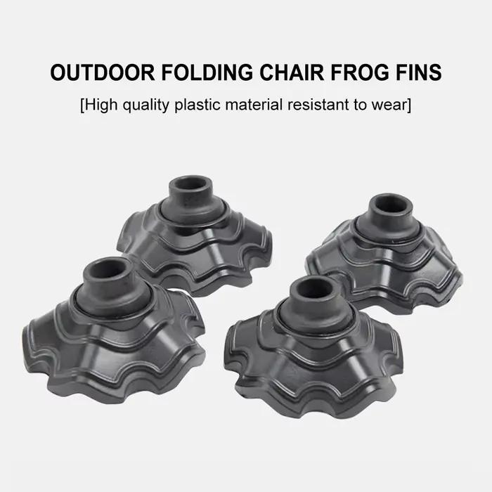Protège-pieds réglables pour chaise de camping - Accessoire pêche résistant et léger 1/4 pièces