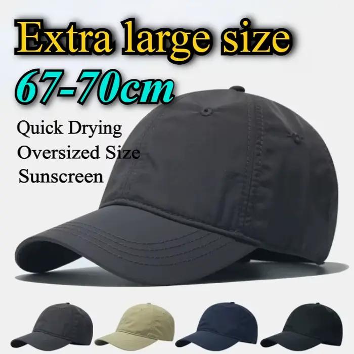Casquette grande taille 70cm pêche homme - Chapeau visière grand format pour pêcheurs