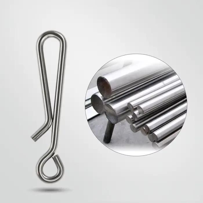 Émerillons à clip rapide DNDYUJU 30/50/100 pièces acier inoxydable - Accessoires pour leurres et pêche à la traîne