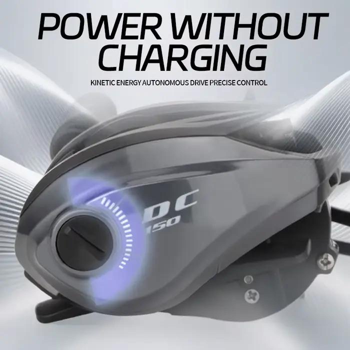 Moulinet casting électrique DC DEUKIO 6+1BB ratio 7.1:1 pour pêche carpe et mer avec freinage digital